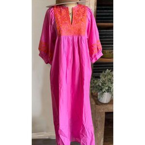 NWOT J Marie embroidered kaftan Large $175
